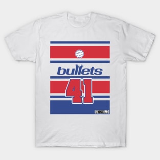 Wes Unseld Hall of Fame Retro Throwback Bullets Jersey T-Shirt